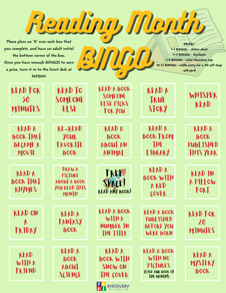 Reading Month BINGO